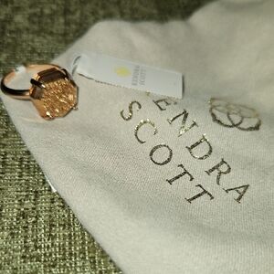 Kendra Scott Rose Gold Hexagon Ring